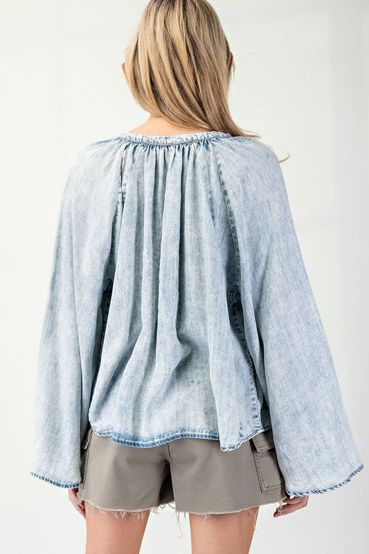 Laguna Denim Top