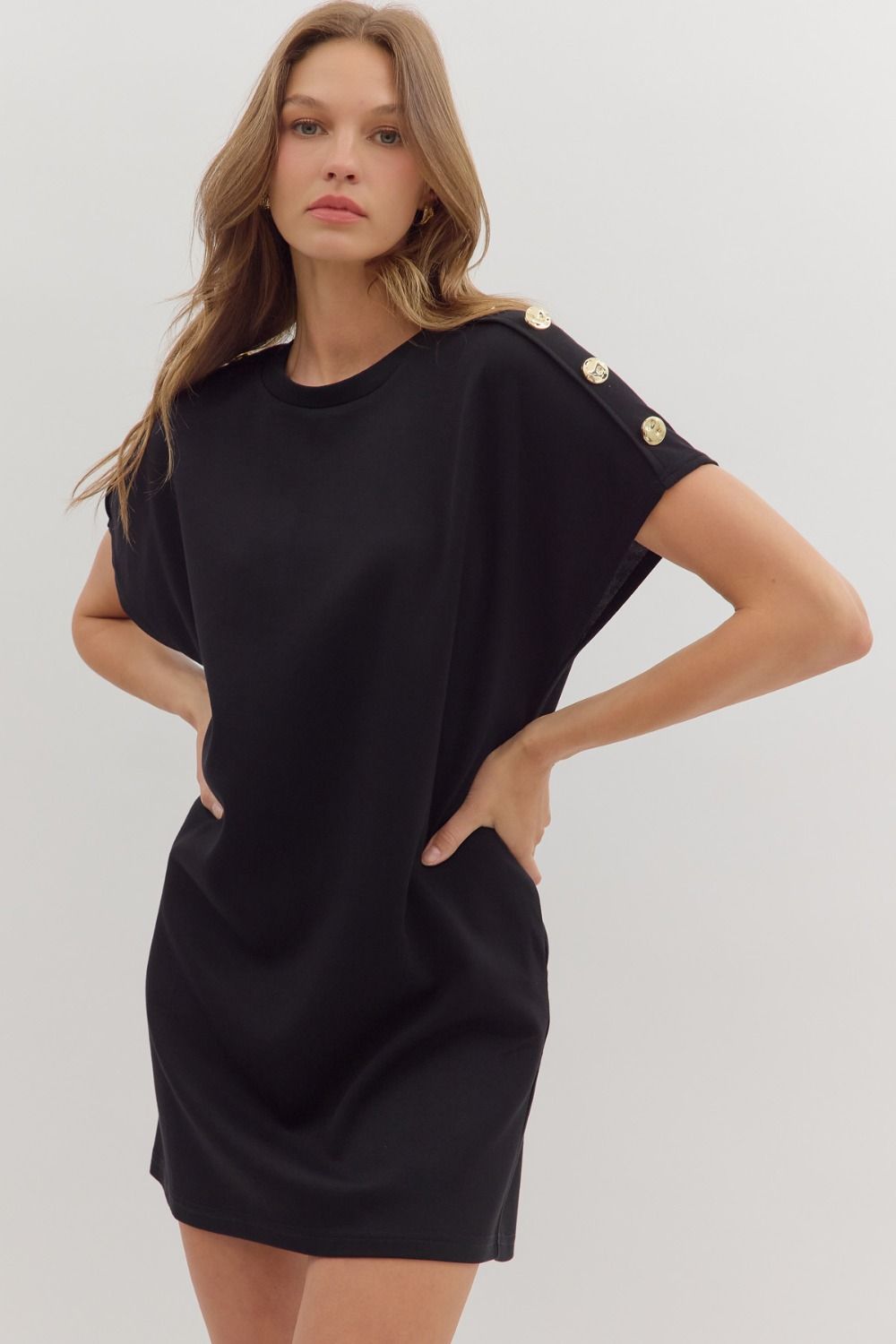 Harper Button Dress