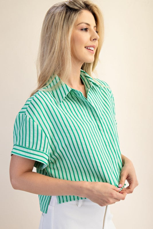 Palm Stripe Shirt