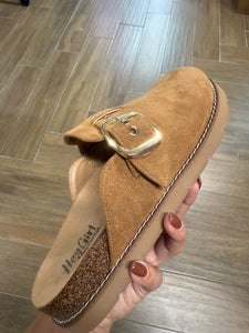 Corkys Faux Suede Day Dream Clog