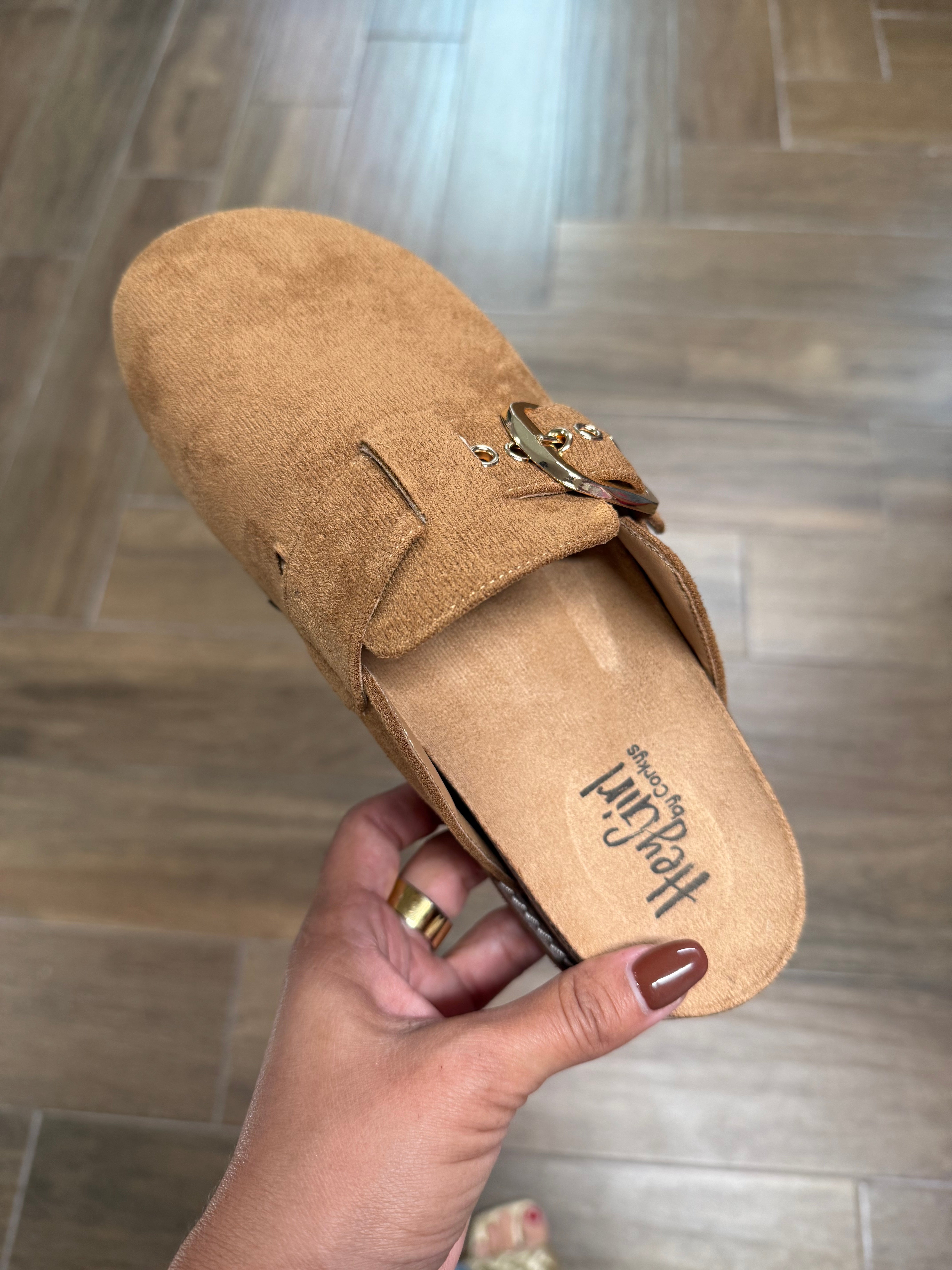 Corkys Faux Suede Day Dream Clog