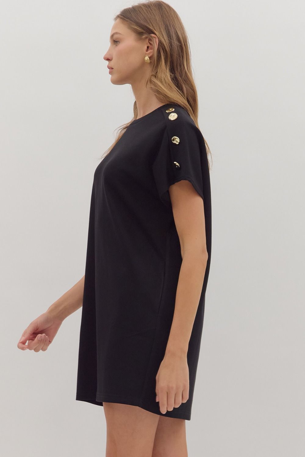 Harper Button Dress