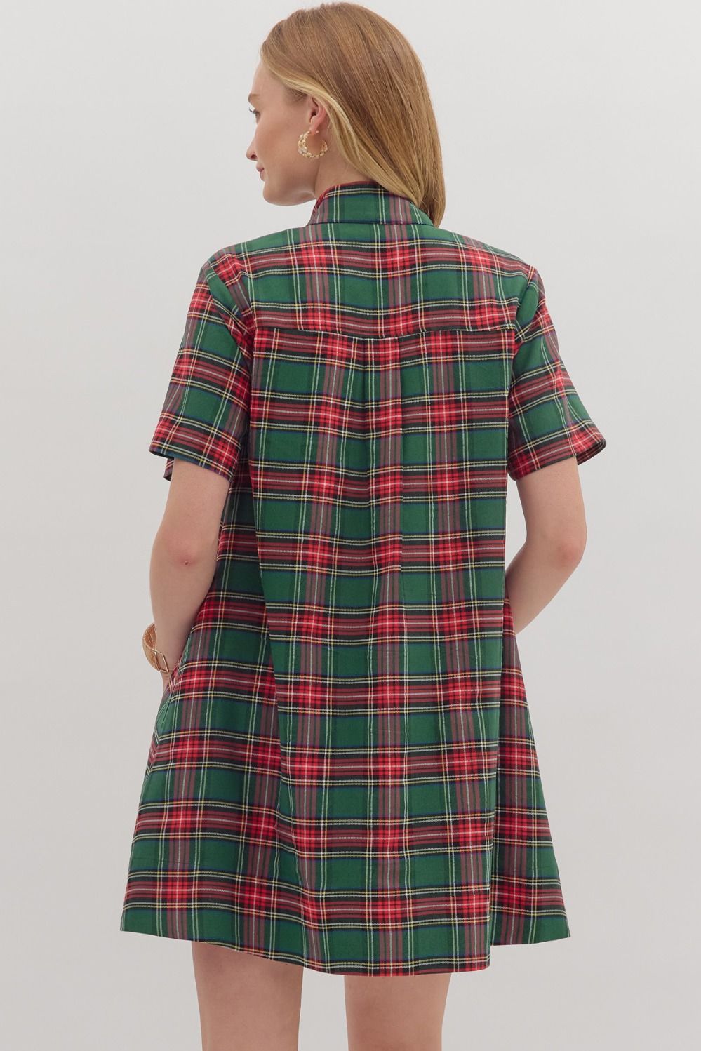 Holly Days Plaid Dress