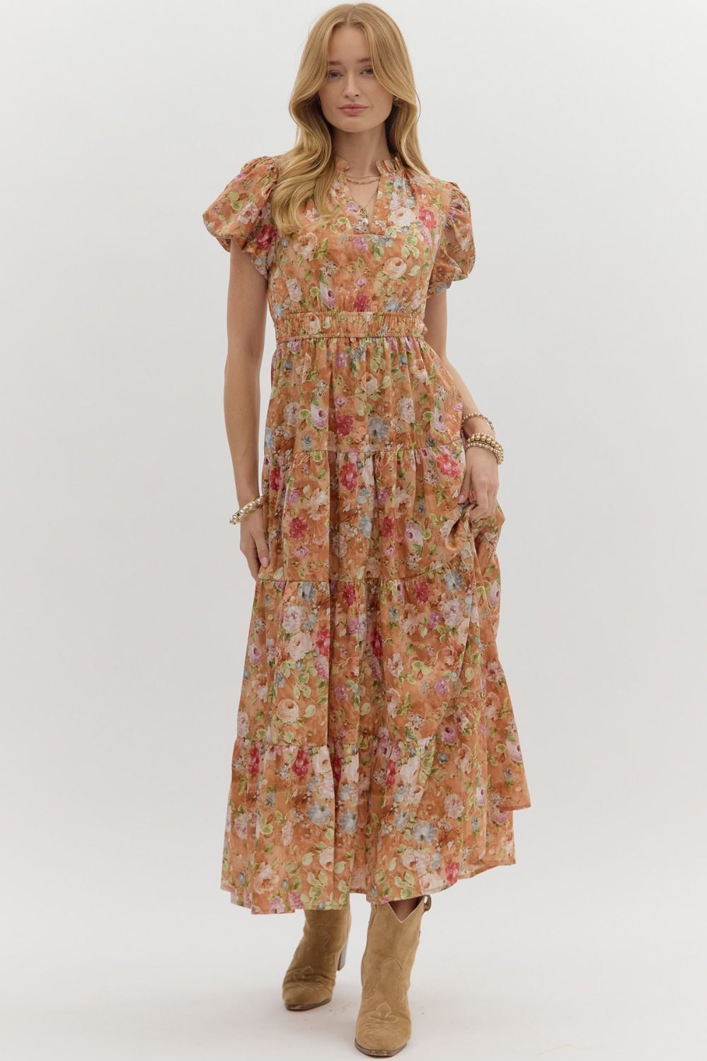 Golden Bloom Maxi