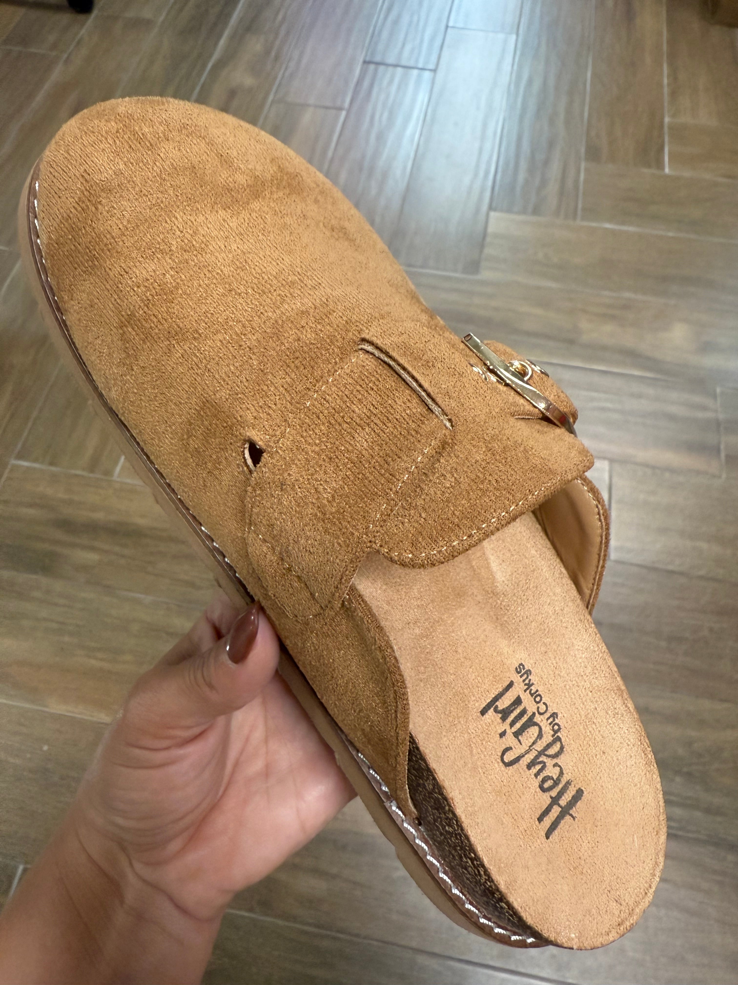 Corkys Faux Suede Day Dream Clog