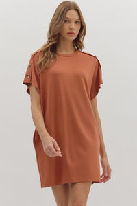 Harper Button Dress