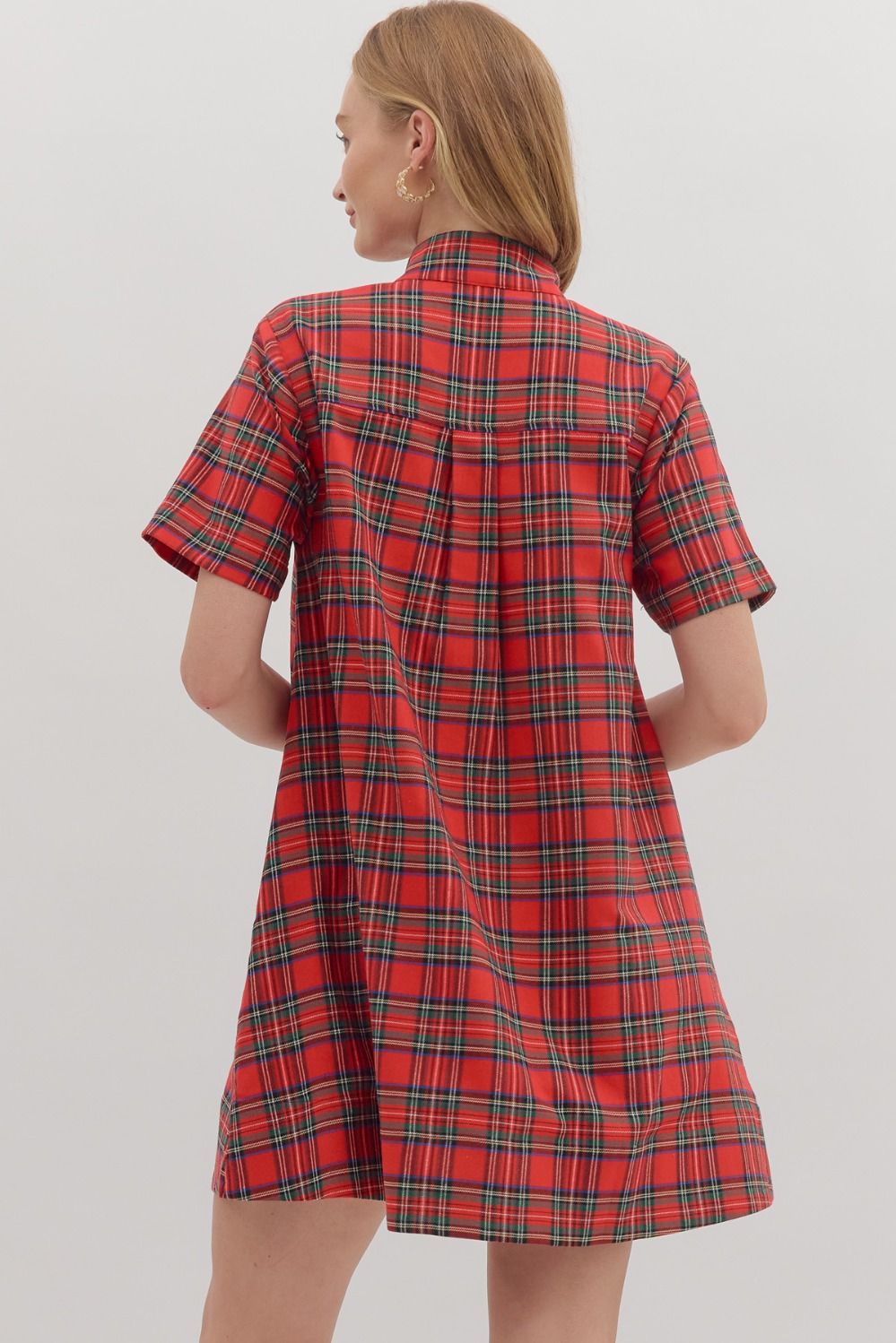 Holly Days Plaid Dress