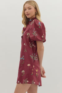 Meadow Ruffle Shirt Dress