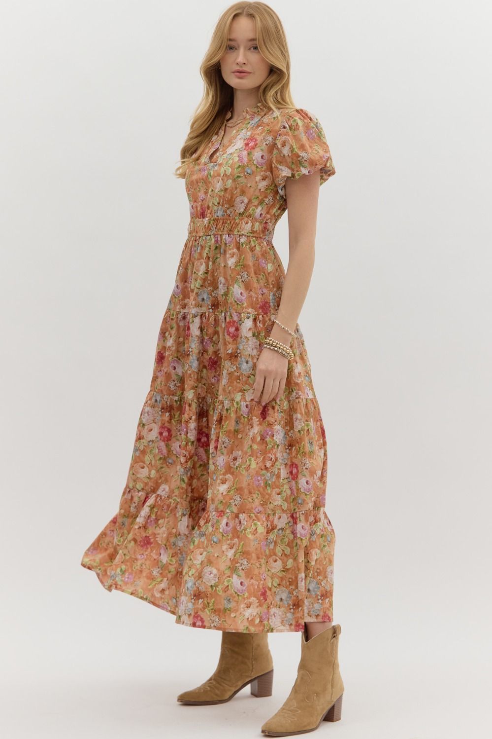 Golden Bloom Maxi
