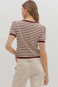 Dotty Knit Top