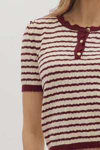 Dotty Knit Top