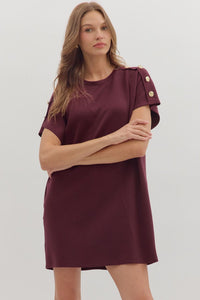 Harper Button Dress