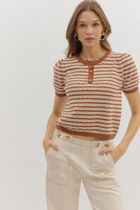 Dotty Knit Top