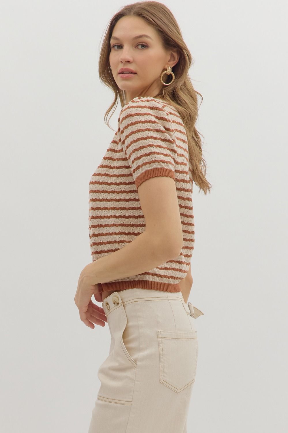 Dotty Knit Top