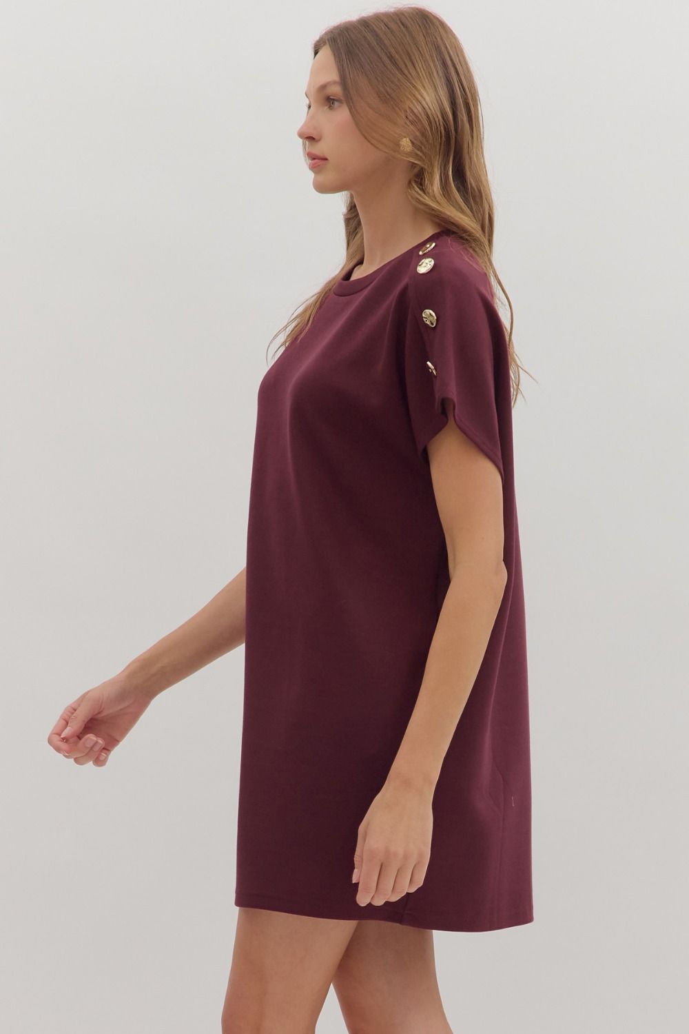 Harper Button Dress