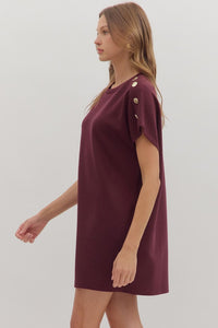 Harper Button Dress
