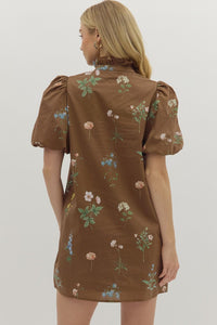 Meadow Ruffle Shirt Dress