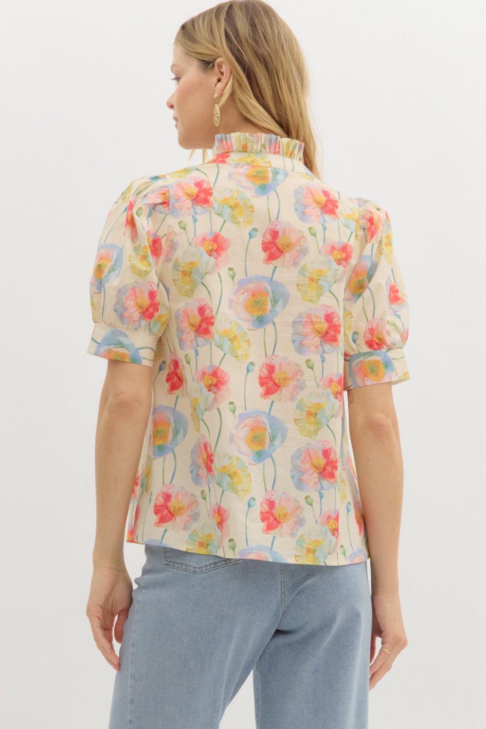 Poppy Bloom Top