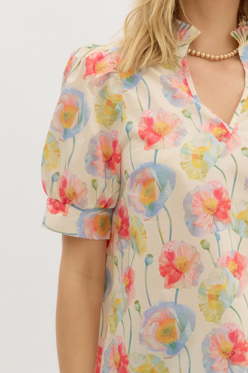 Poppy Bloom Top