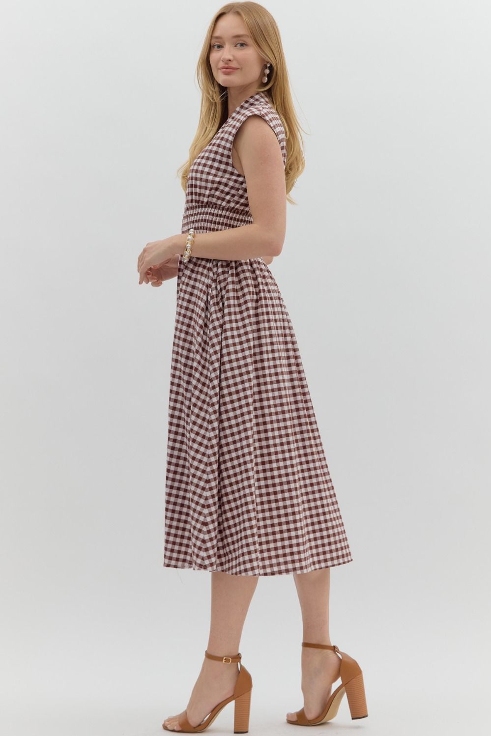 Maple Gingham Dress