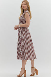 Maple Gingham Dress