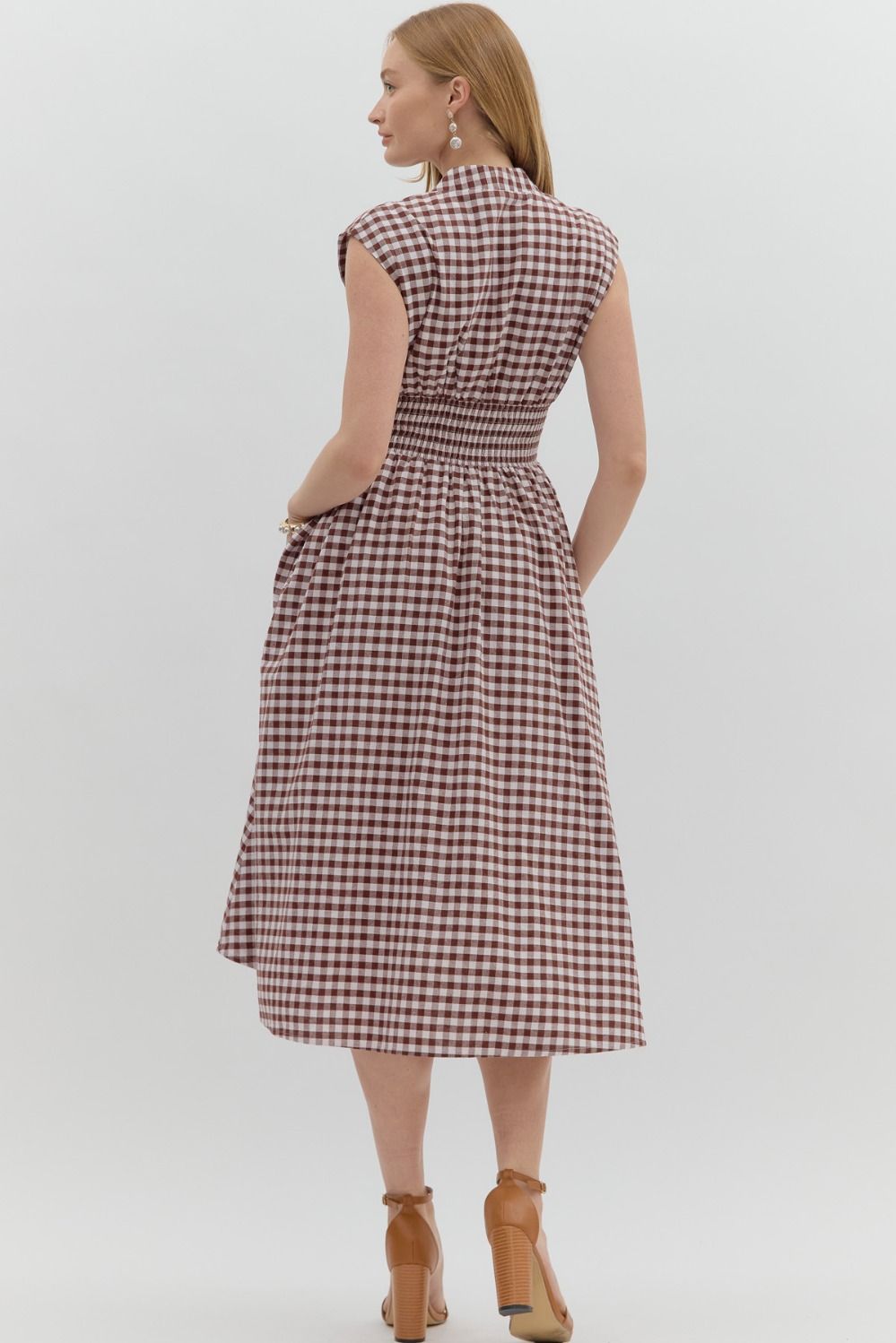 Maple Gingham Dress