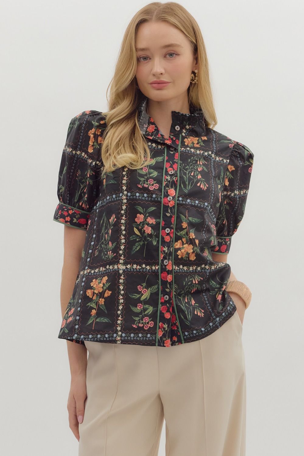Midnight Garden Top