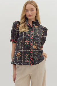 Midnight Garden Top