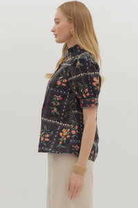 Midnight Garden Top