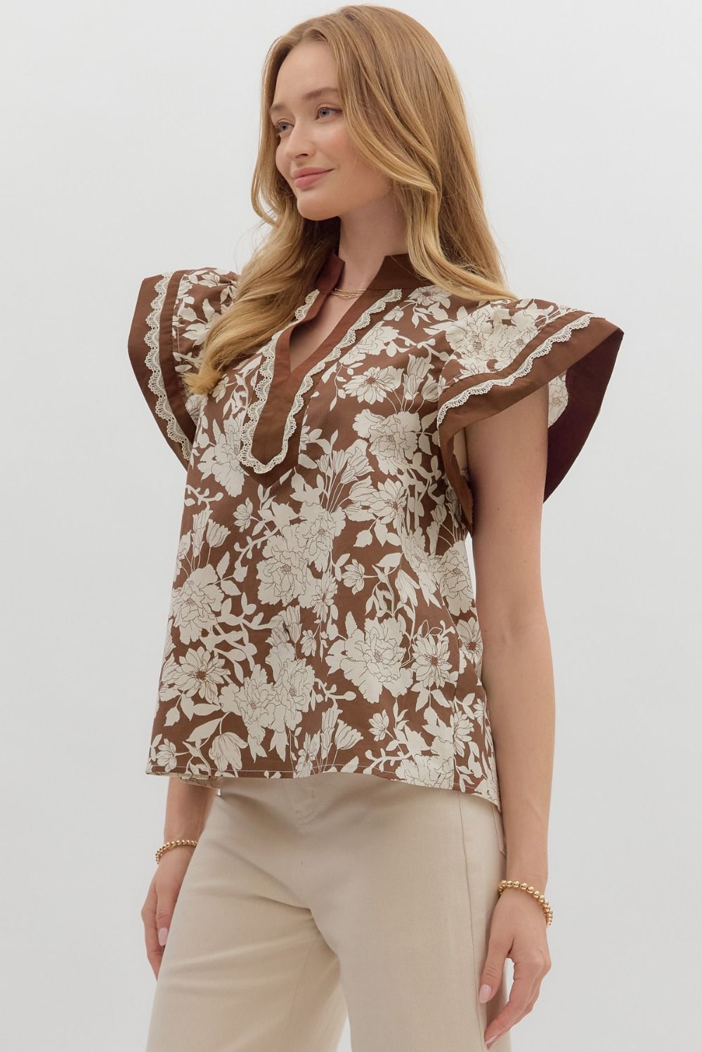 Delilah Flutter Top