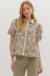 Garden Mosaic Blouse