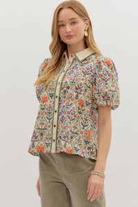 Garden Mosaic Blouse