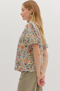 Garden Mosaic Blouse