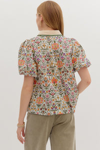 Garden Mosaic Blouse