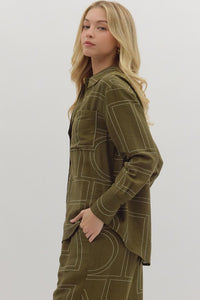 Olive Geo Set