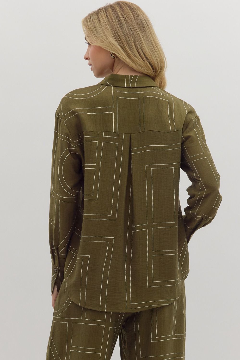 Olive Geo Set