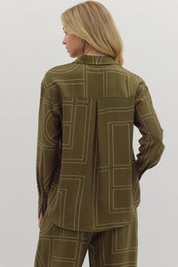 Olive Geo Set