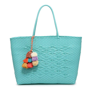 Shelby Woven Tote Bag