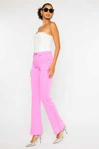 Brooklynn Pink Bootcut Jeans