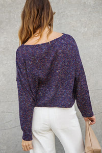 Angie Cropped Knit Sweater