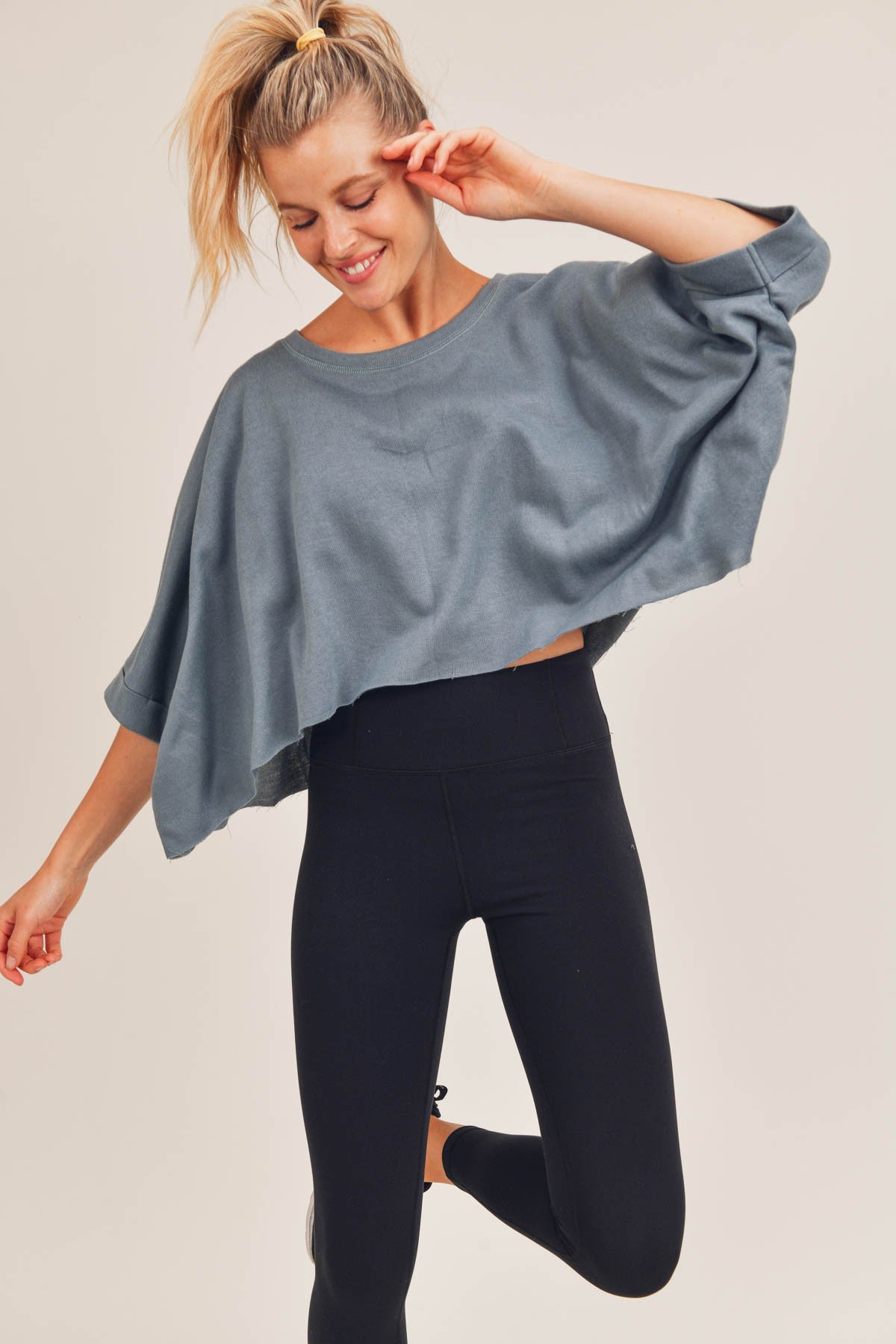 Cropped Loose-Fit Boxy Top