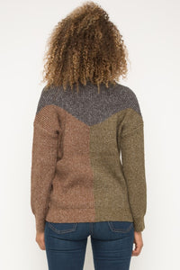 Sarah Color Block Sweater