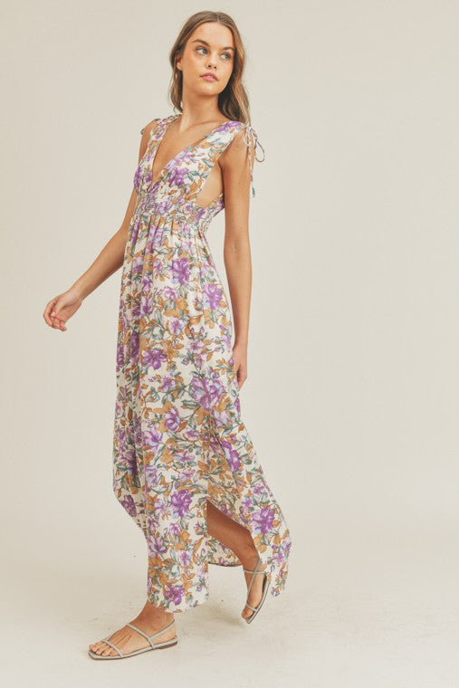 Macy Floral Maxi Dress Chic Stitch Macy Floral Maxi Dress Chic Stitch