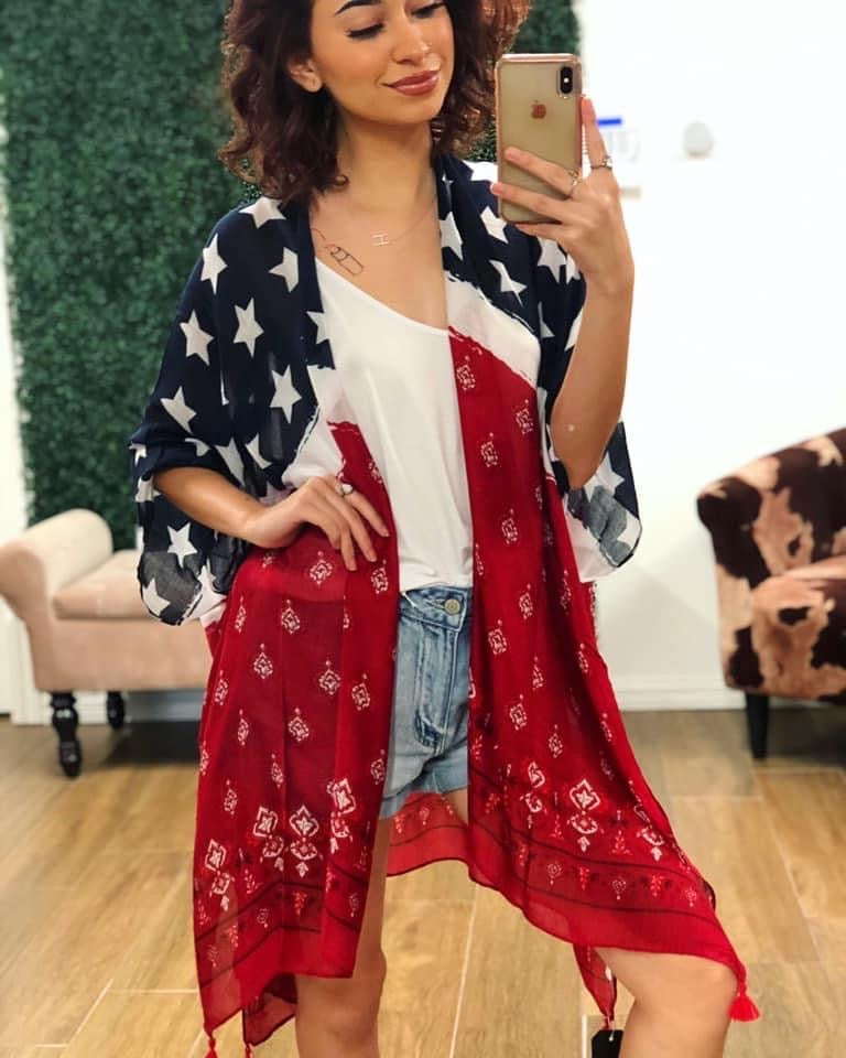 Stars and Stripes Kimono