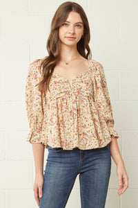 That 70s Floral Top