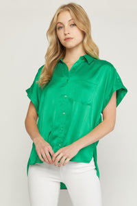 Lauren Button Down Top