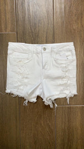 White Daisy Shorts