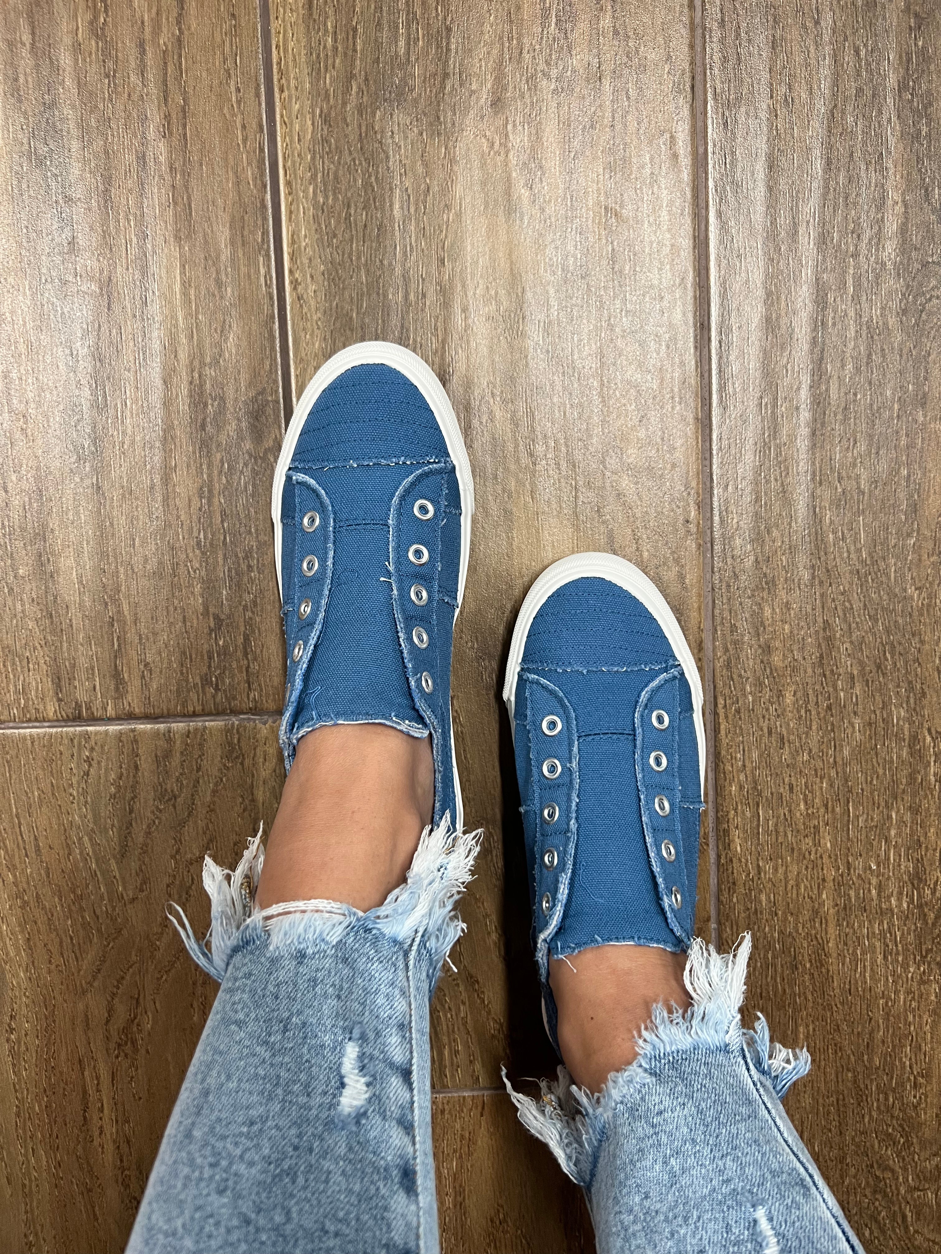 Denim Blue Sneakers