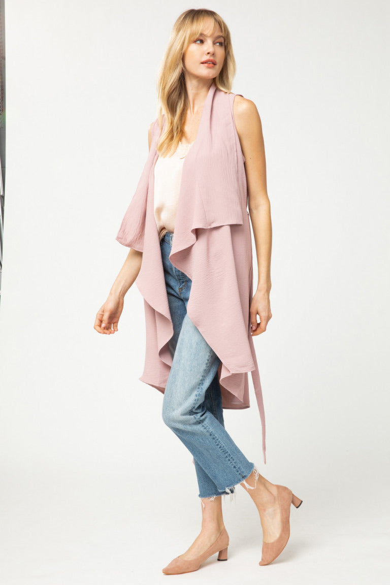 Fallin' Sleeveless Duster