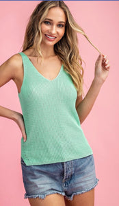 Sleeveless Knit Top